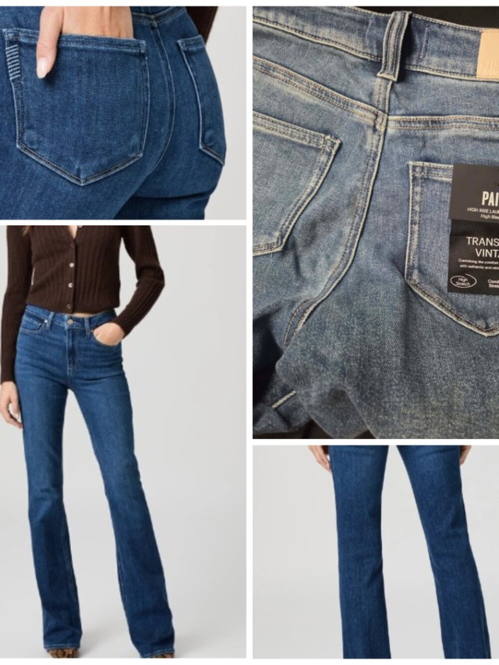Laurel Canyon High Waist Flare Jeans - NEW with Tags - size 24